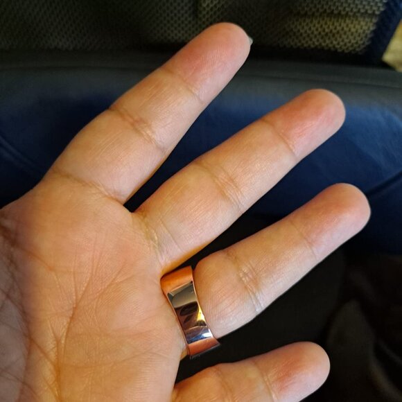 Neiman Marcus 18k Rose Gold Oval-Cut Created White Opal & Cubic Zirconia Ring - Picture 5 of 5